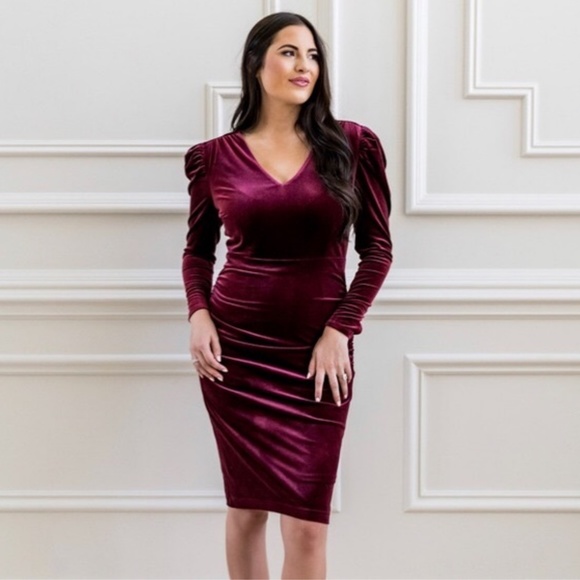 Rachel Parcell Dresses & Skirts - NWT Rachel Parcell Stretch Velour Sheath Dress XL